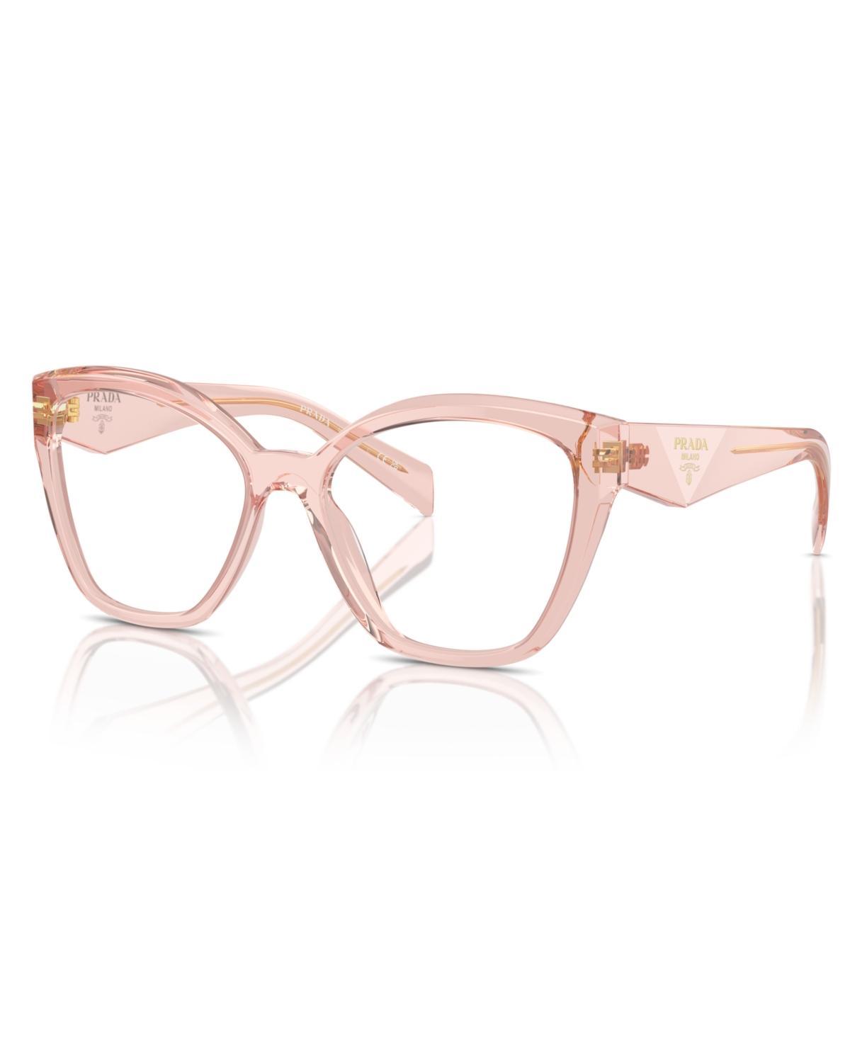 Prada Womens Polarized Eyeglasses, Pr 20ZV - Transparent Peach Product Image