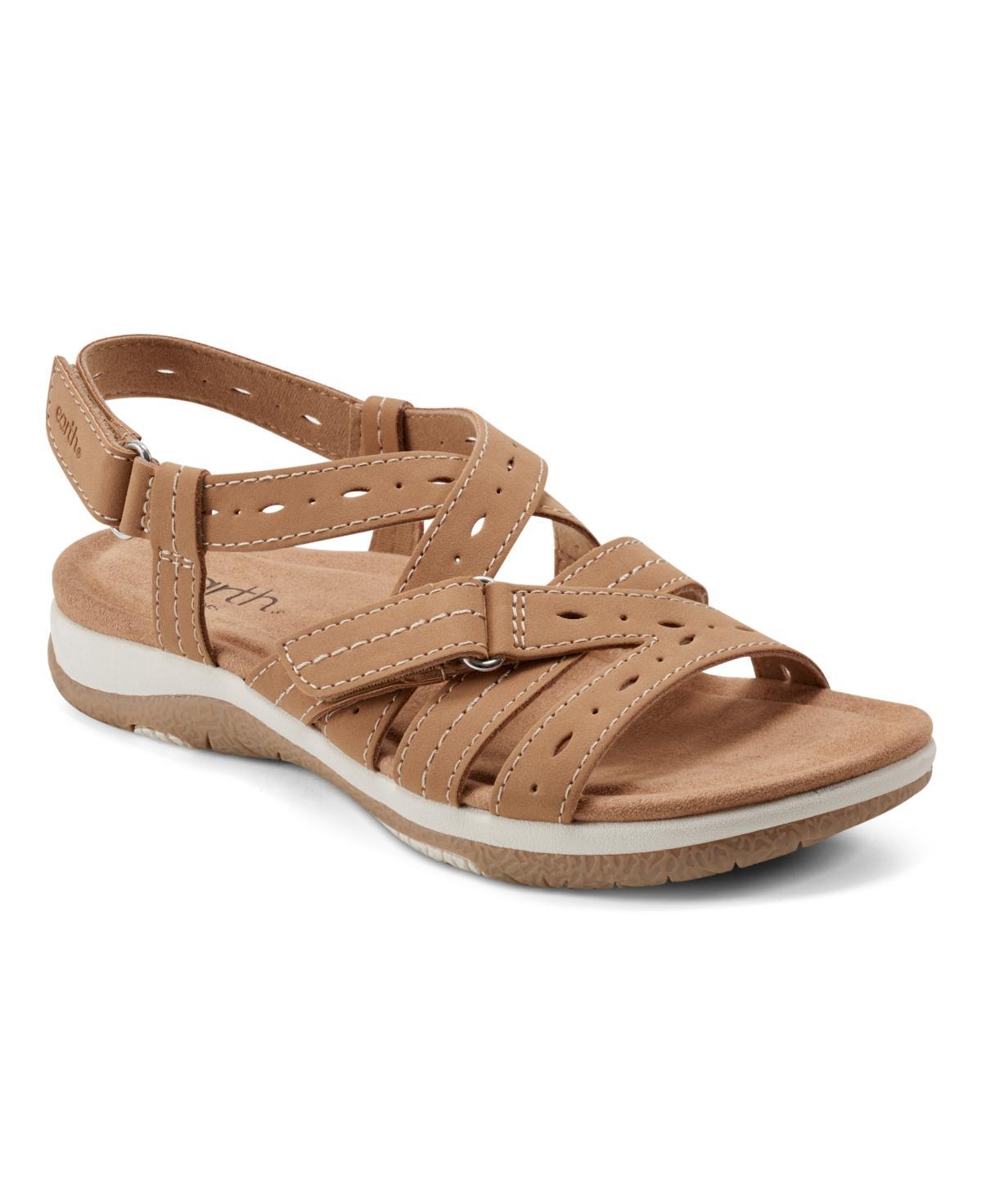 Earth Womens Samsin Strappy Round Toe Casual Sandals Product Image