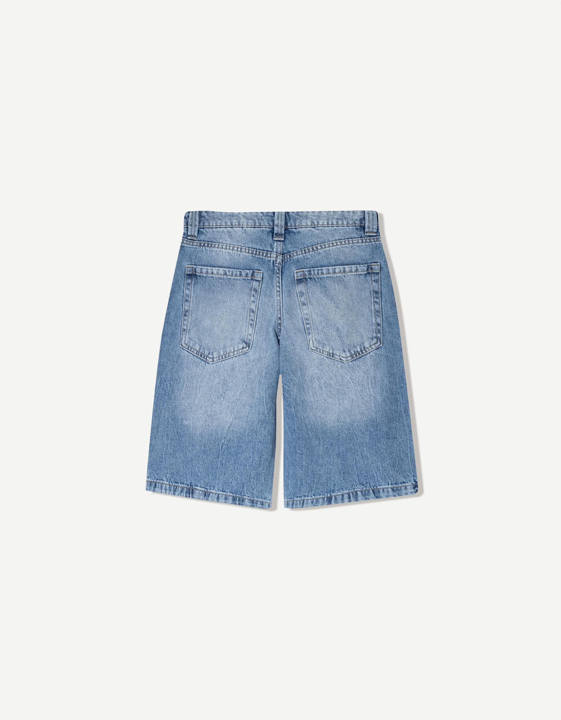 Baggy denim shorts Product Image