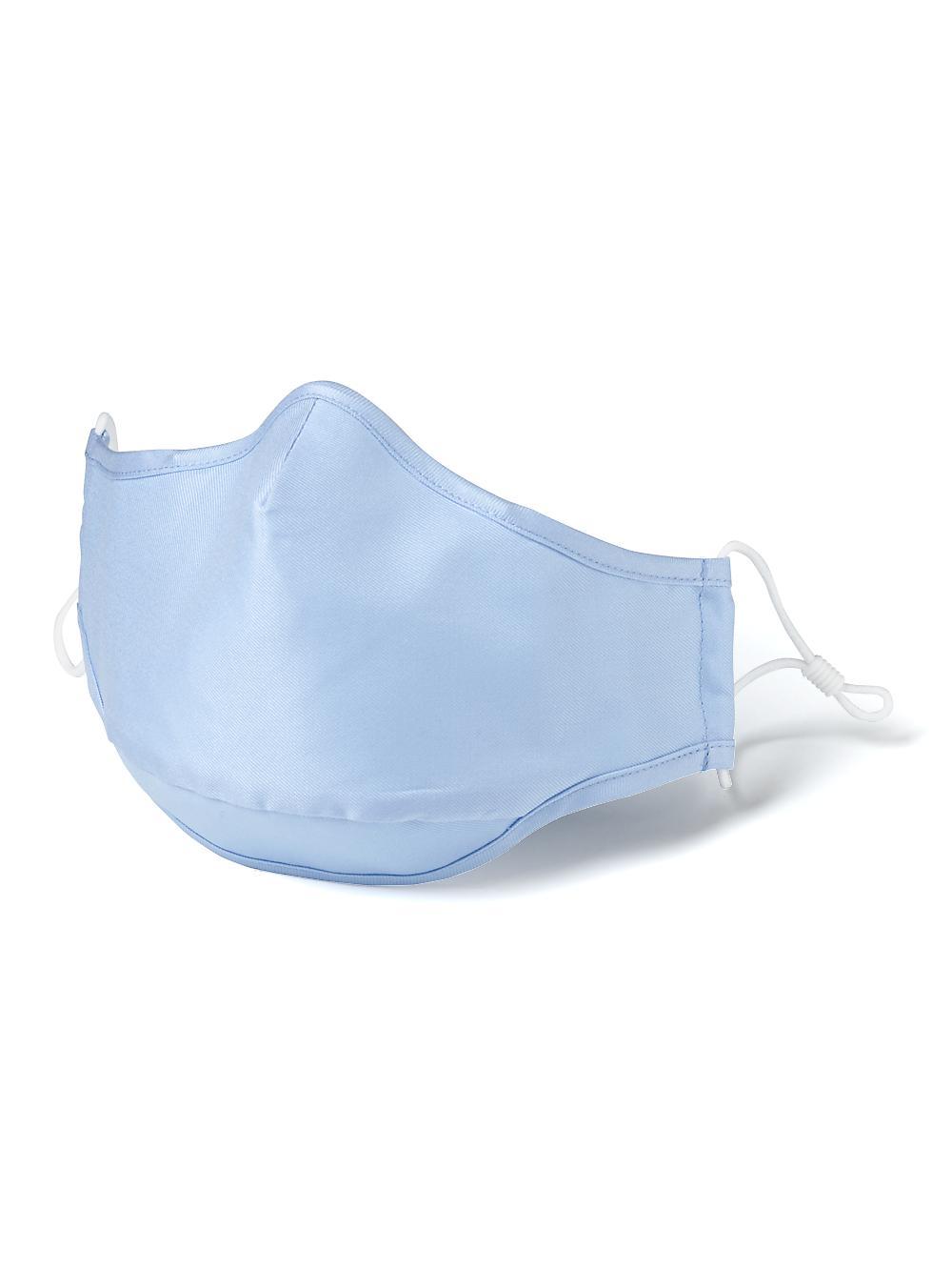 Cotton Twill Sky Blue Face Mask - Sky Blue Product Image