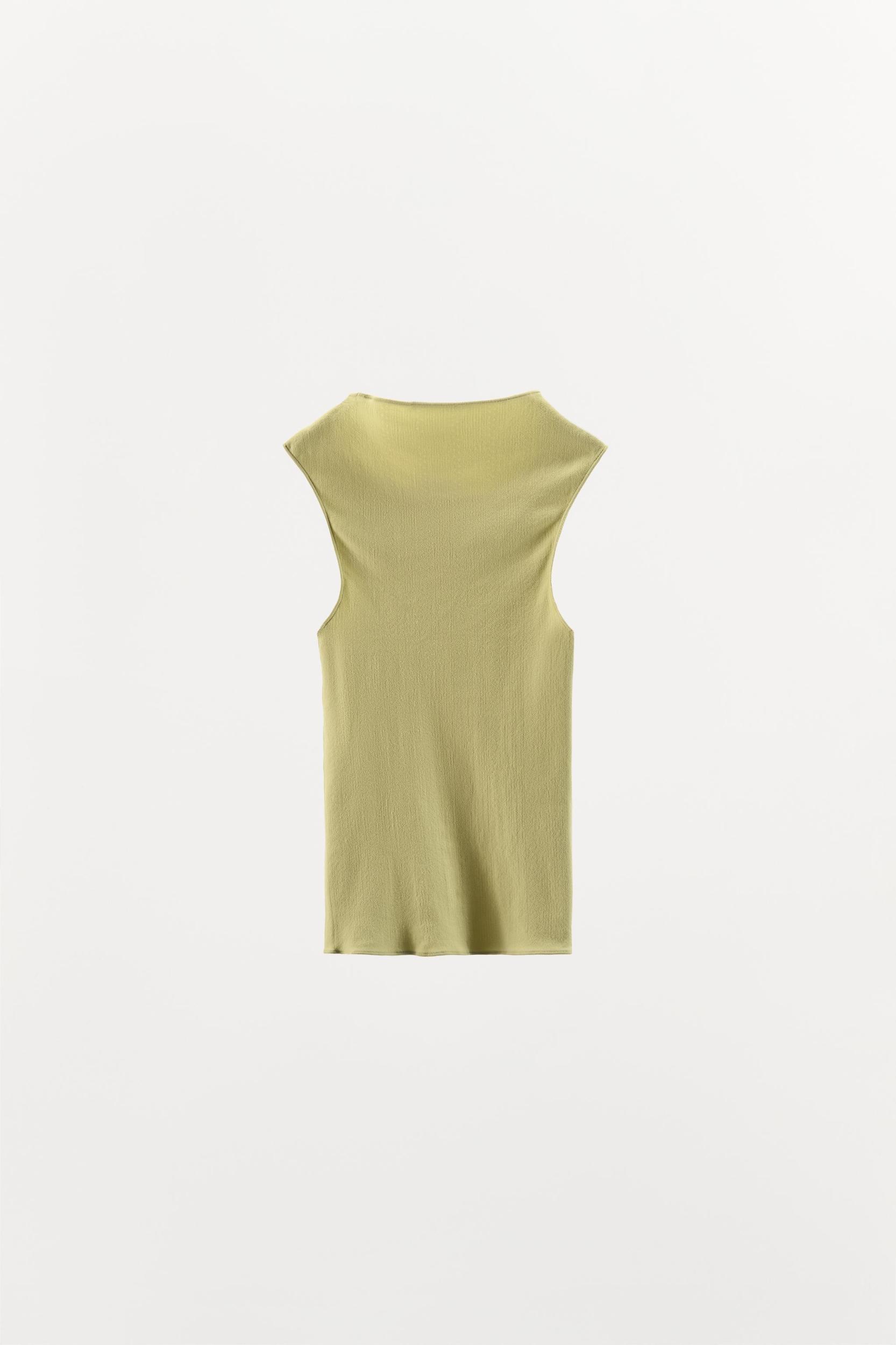 POINTELLE TOP WITH SATIN BOW Product Image