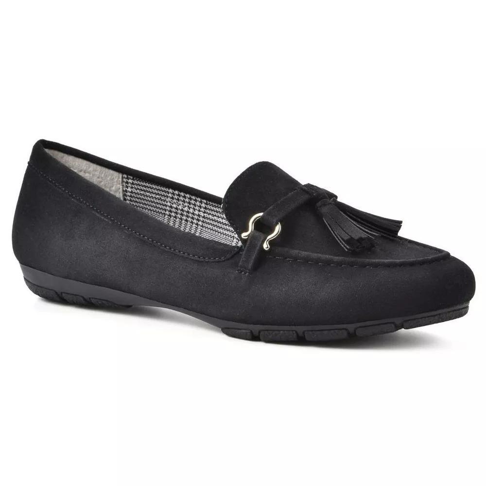 Cliffs By White Mountain Gush Women's Flats, Size: 9, Black Suedette Product Image