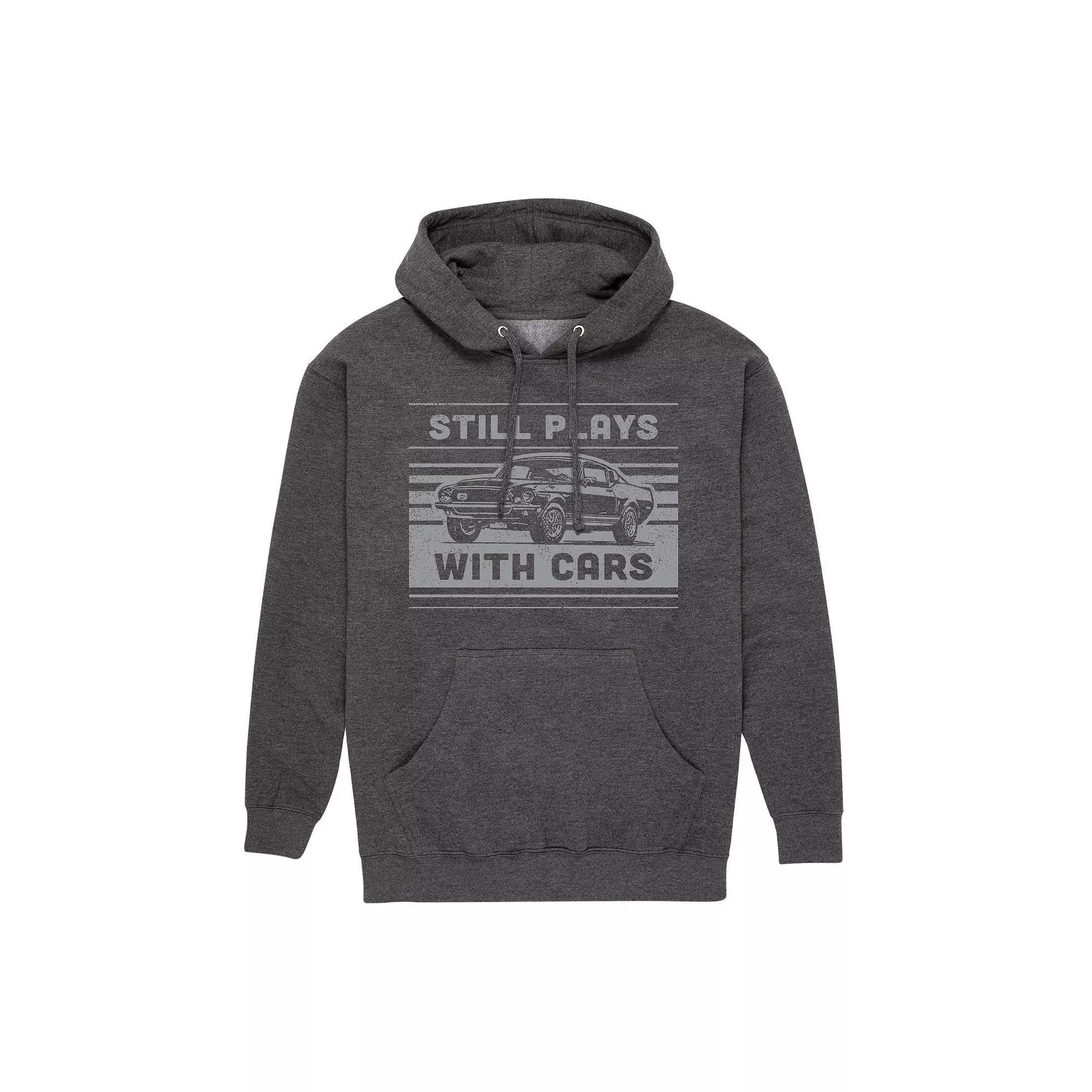 Men's "Still Plays With Cars" Hoodie,  Product Image