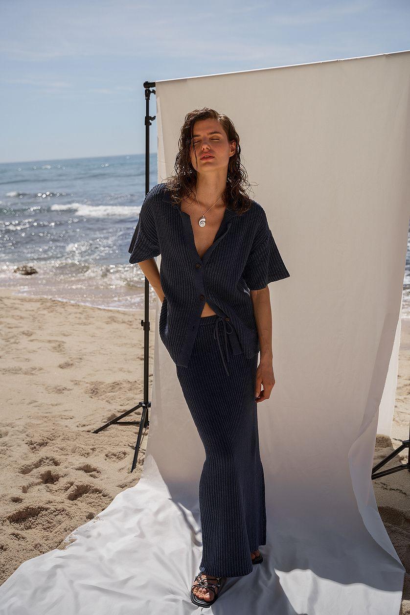 Knitted Maxi Skirt Product Image