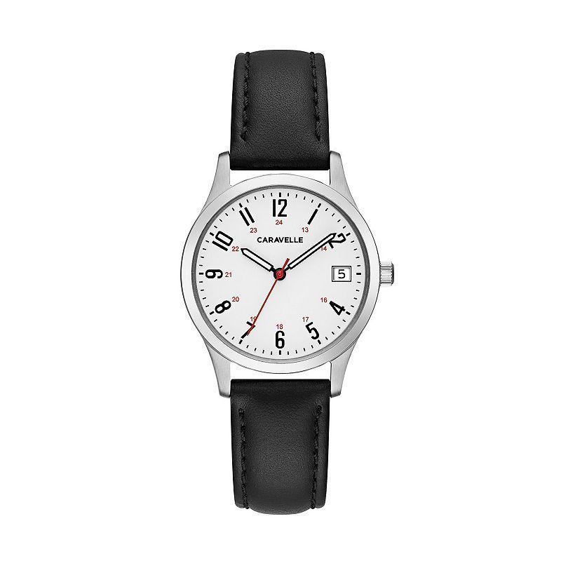 Ladies' Caravelle by Bulova Strap Watch with White Dial (Model: 43M118) Product Image