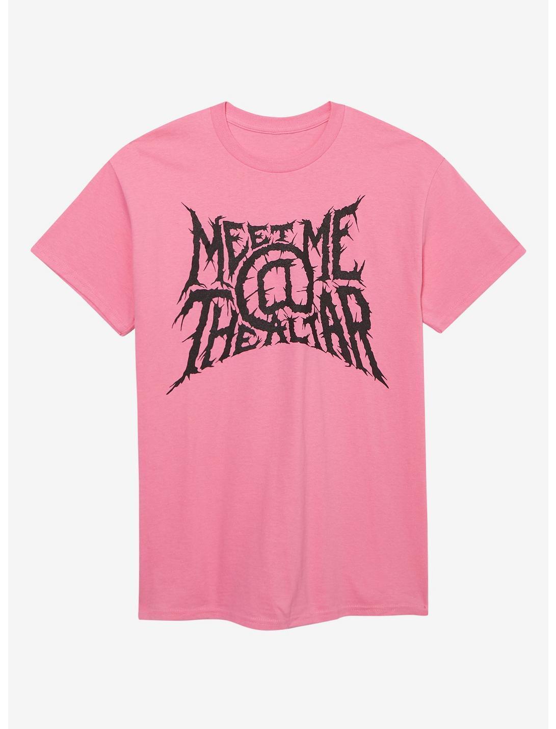 Meet Me At The Altar Logo Pink T-Shirt Product Image