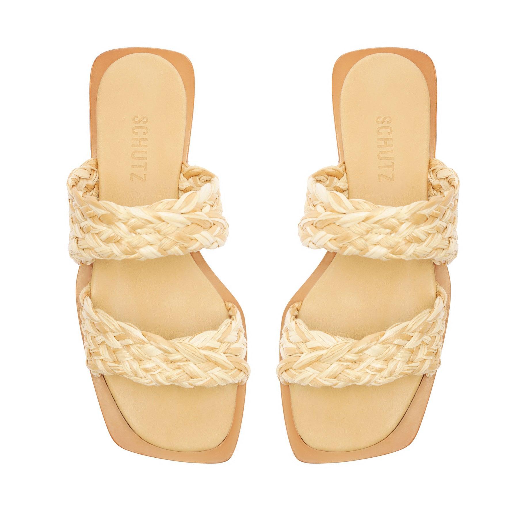 Amani Straw Flat Sandal Female Product Image