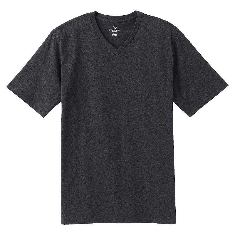 Men's Lands' End Super-T V-Neck Tee,  Product Image
