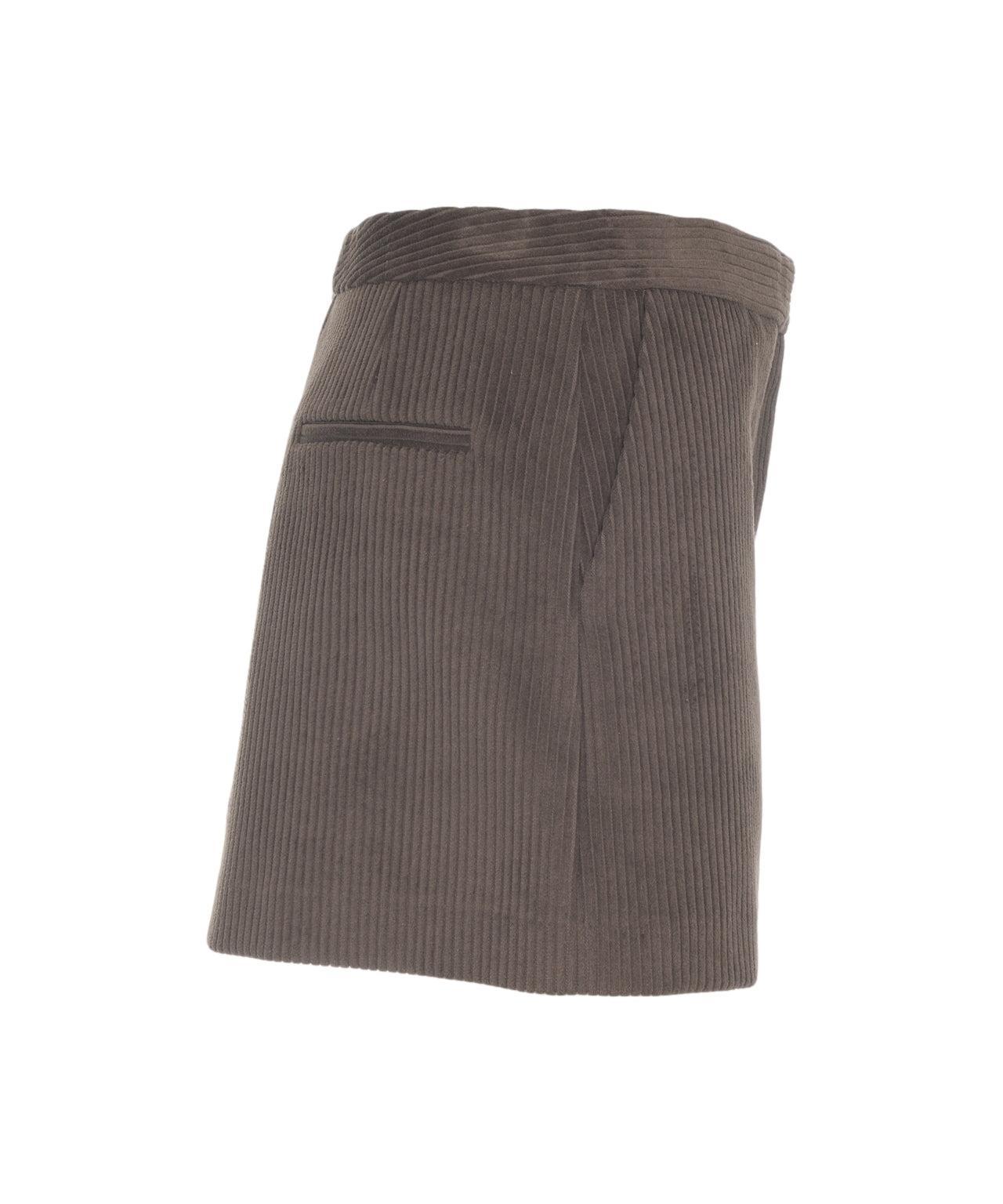 Corduroy mini skirt Product Image