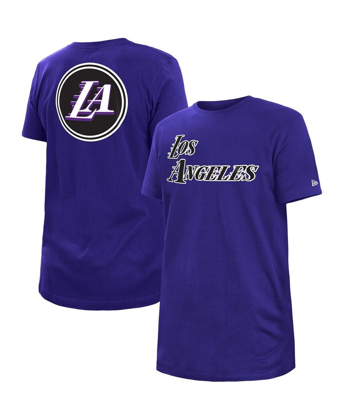 Mens New Era Los Angeles Lakers 2022/23 City Edition Big & Tall T-Shirt Product Image