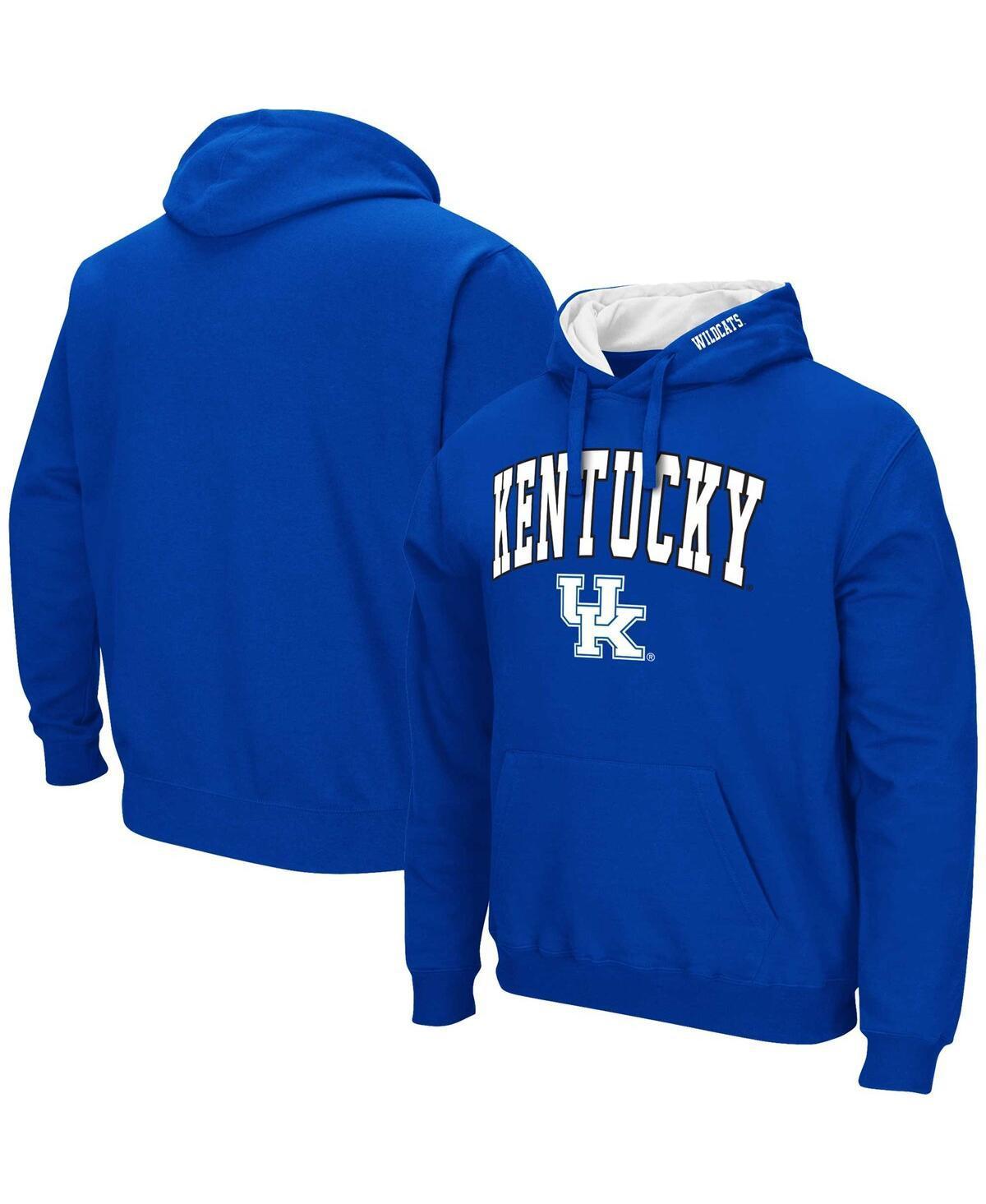 Mens Colosseum Kentucky Wildcats Arch and Team Logo 3.0 Pullover Hoodie Product Image