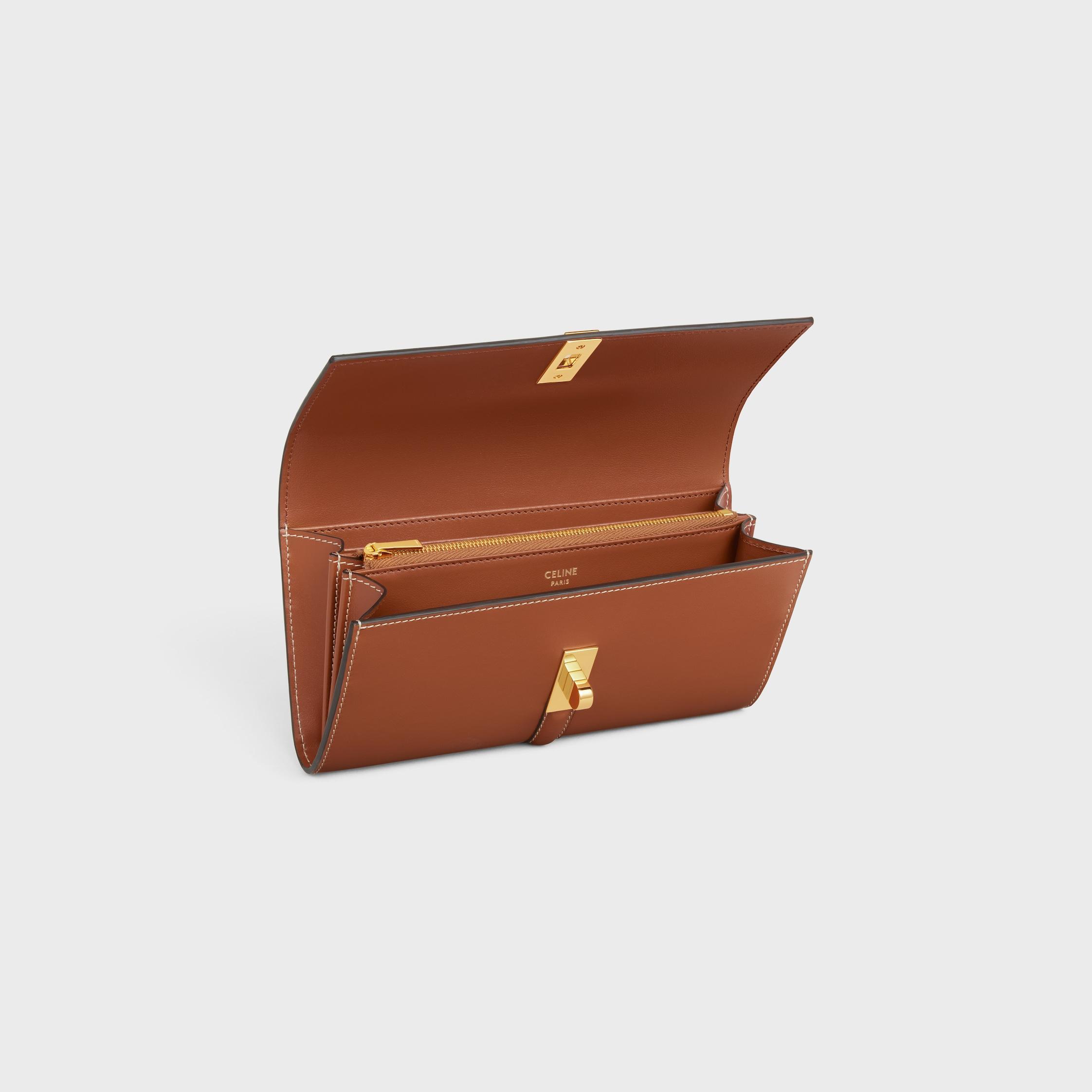 LARGE WALLET 16 IN SATINATED CALFSKIN Product Image