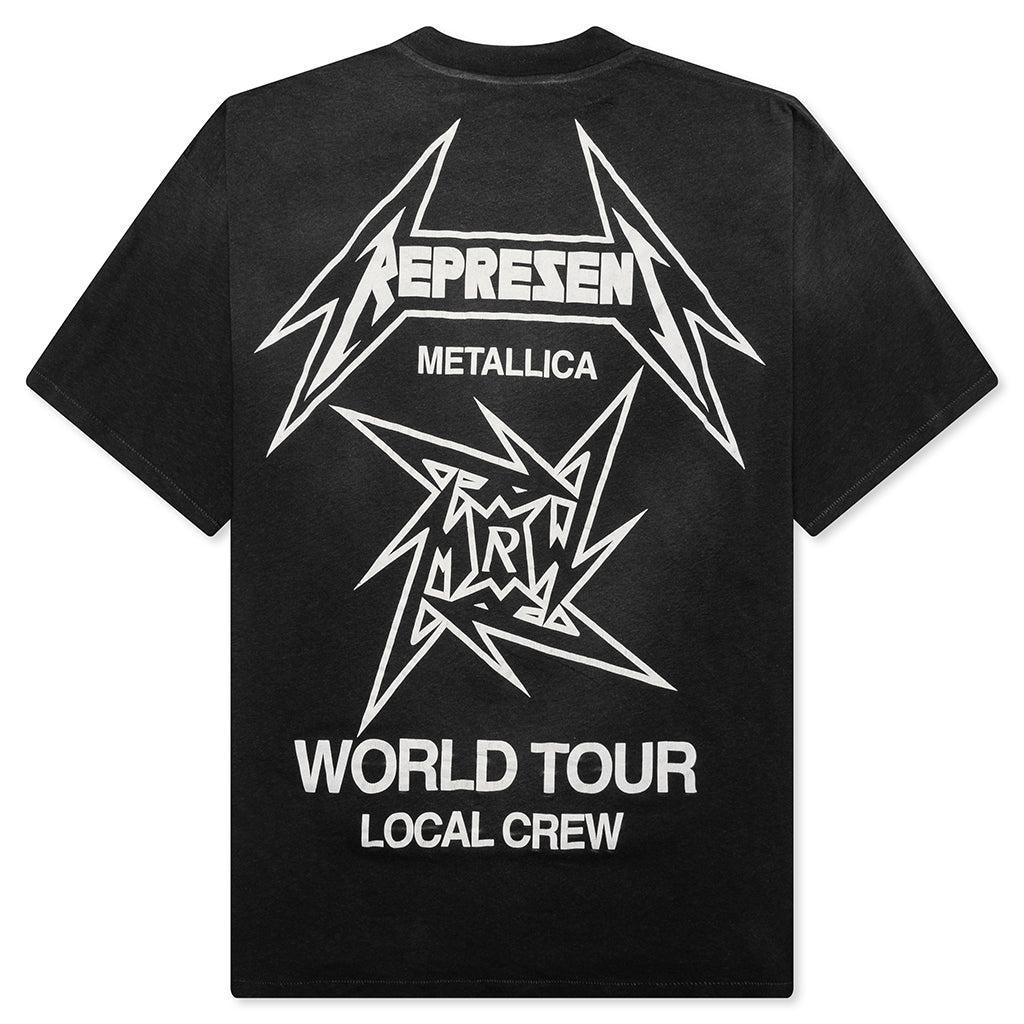 Metallica 40 Year Anniversary S/S T-Shirt - Stained Black Male Product Image