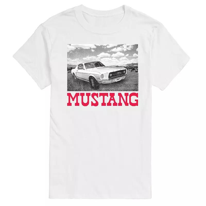 Big & Tall Ford Mustang 1967 Vintage Graphic Tee, Men's, Size: XXL Tall, Black Product Image