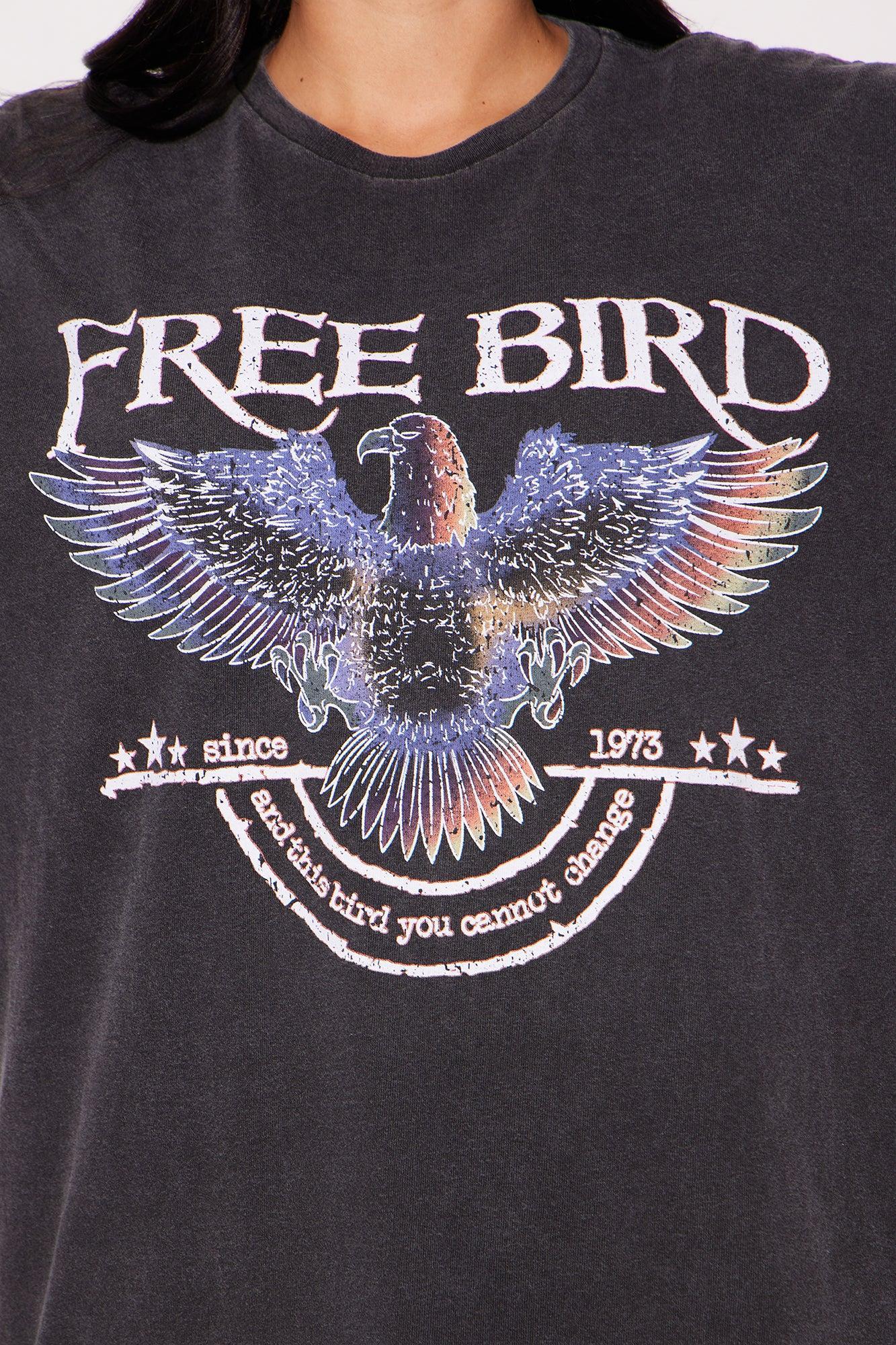 Free Bird Washed Oversized Tee - Black Product Image