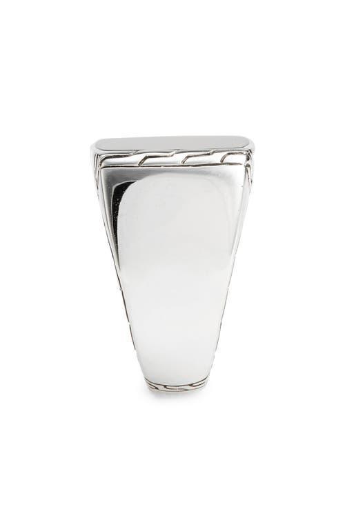 JOHN HARDY Classic Chain Signet Ring In Silver Product Image