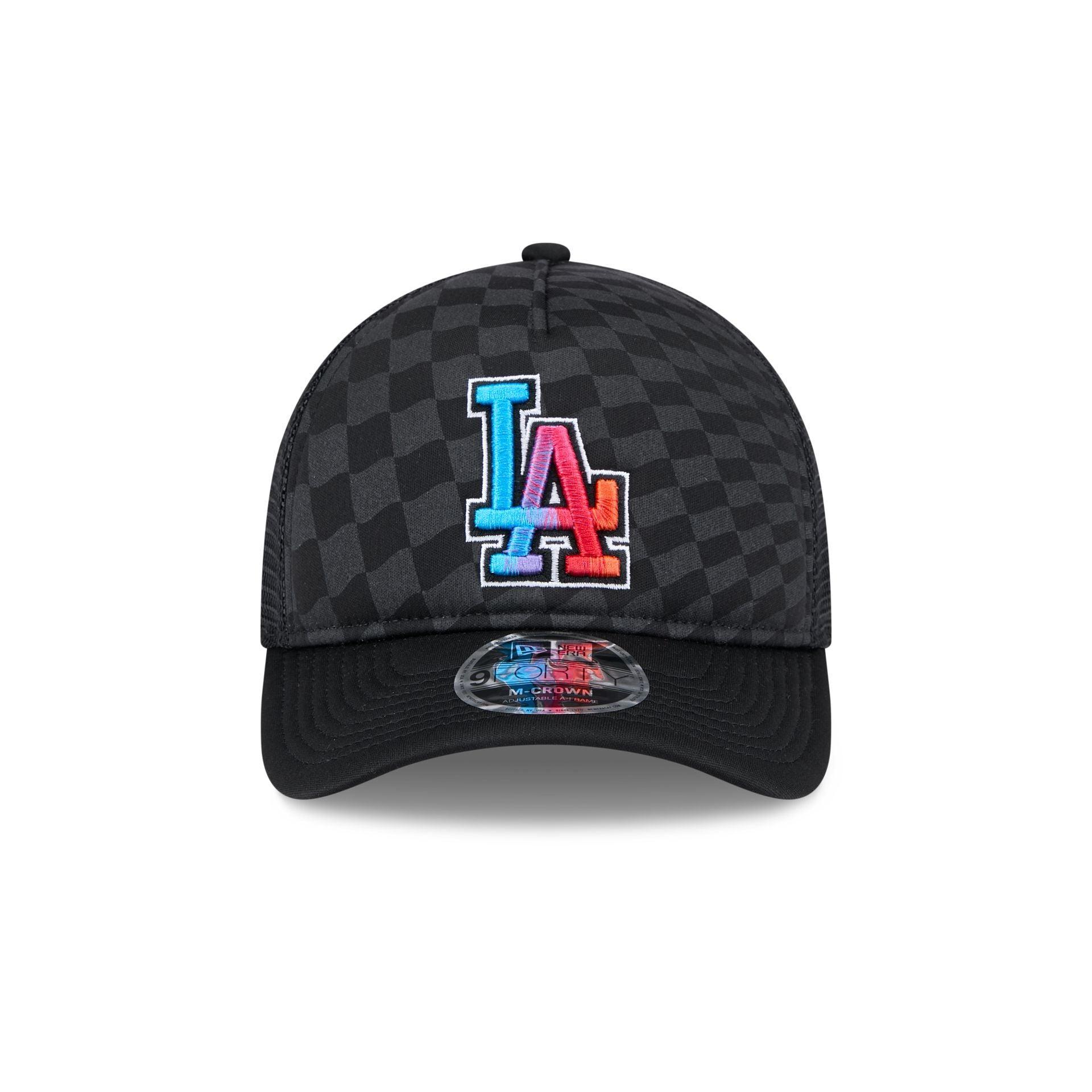 Los Angeles Dodgers Gradient Raceway 9FORTY M-Crown A-Frame Trucker Hat Male Product Image