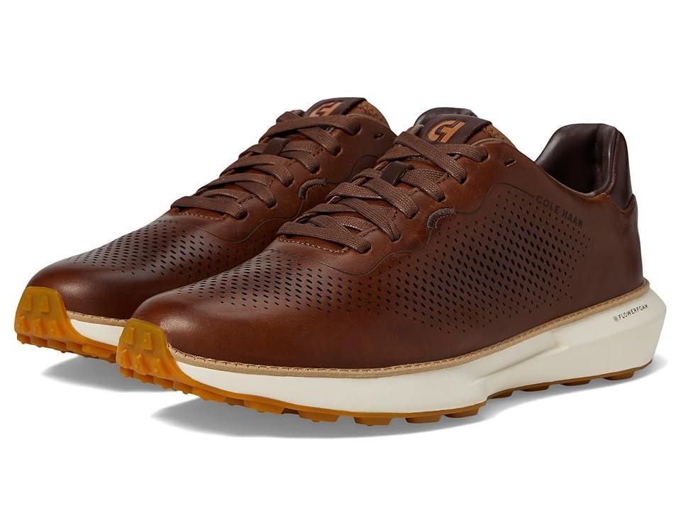 Cole Haan Mens GrandPr Ashland Laser Perforated Sneakers - Brown Size 9.5 Product Image