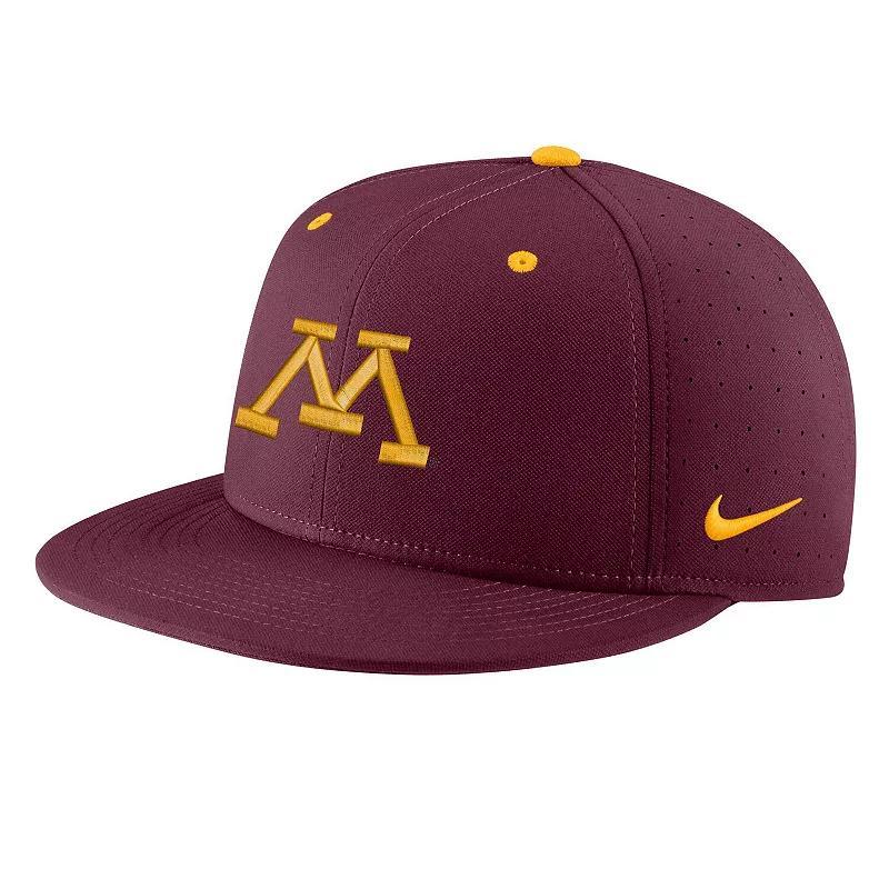 Men's Nike Maroon Minnesota Golden Gophers Aero True Baseball Performance Fitted Hat, Size: 6 7/8, Red Product Image