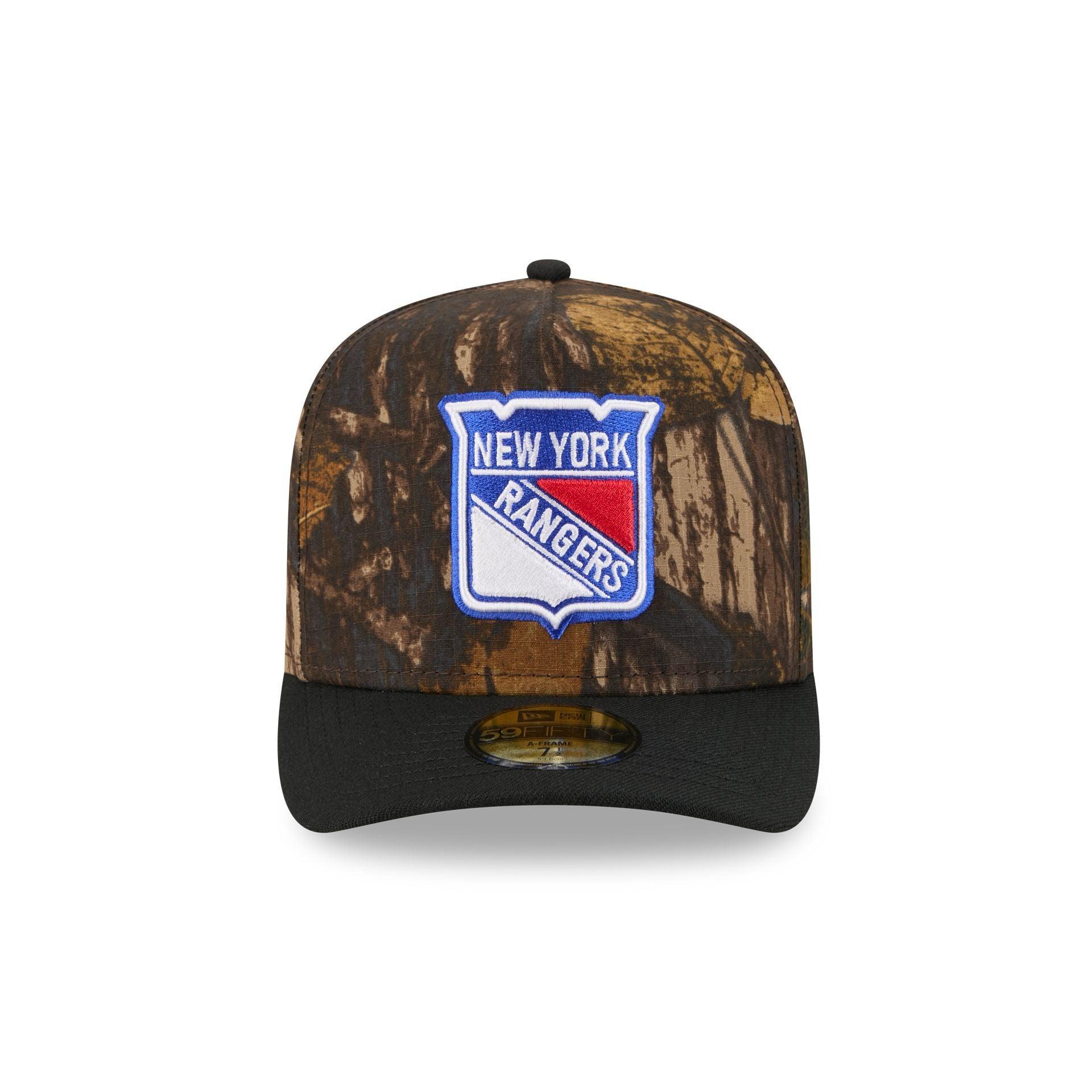 New York Rangers Ripstop Camo 59FIFTY A-Frame Fitted Hat Male Product Image