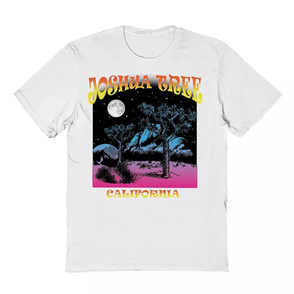 Men's Joshua Tree Graphic Tee, Size: Medium, White Product Image