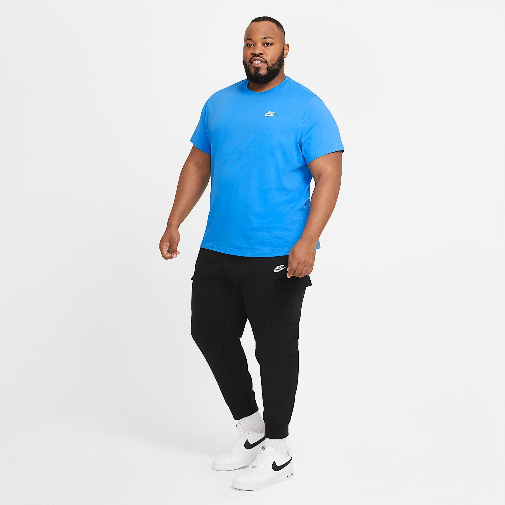 Mens Nike Sportswear Club T-Shirt | AR4997-435 Product Image