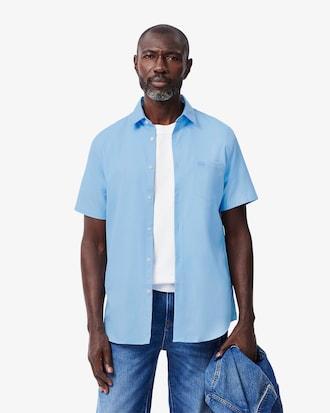 Regular Fit Short Sleeved Cotton Shirt Product Image