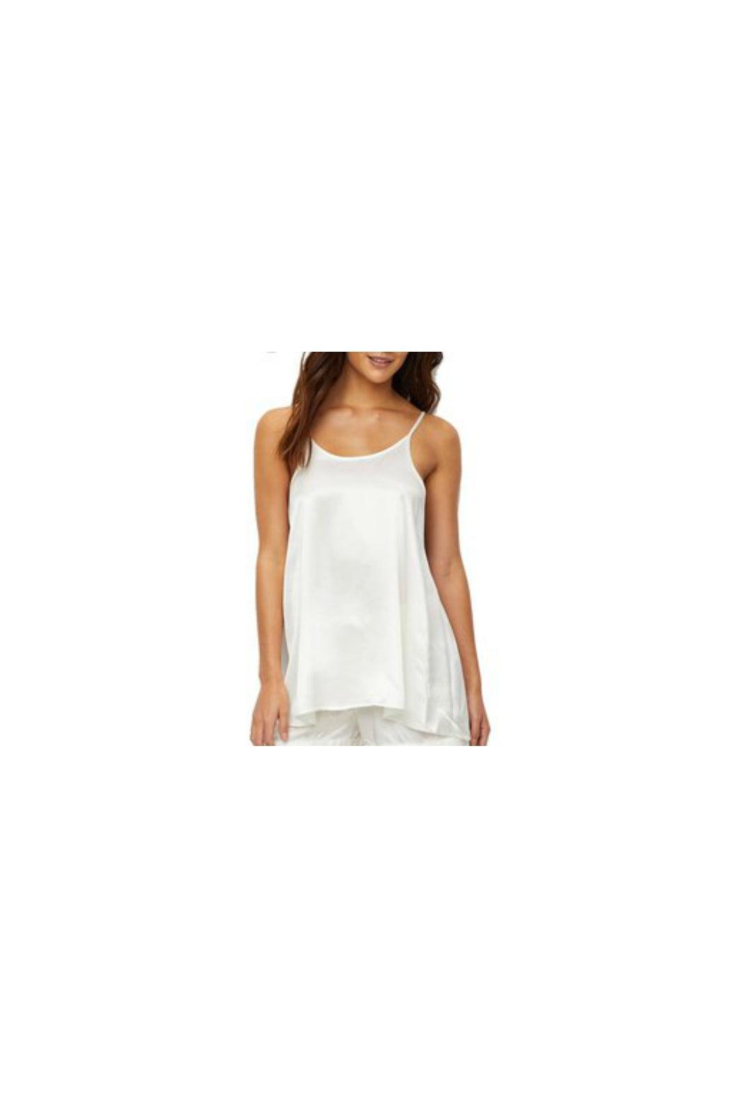 Satin Cami With Gathered Front and Back Strap Product Image