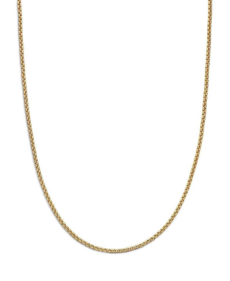 Box Chain Necklace in 18K Gold, 1.7mm, 18L Product Image