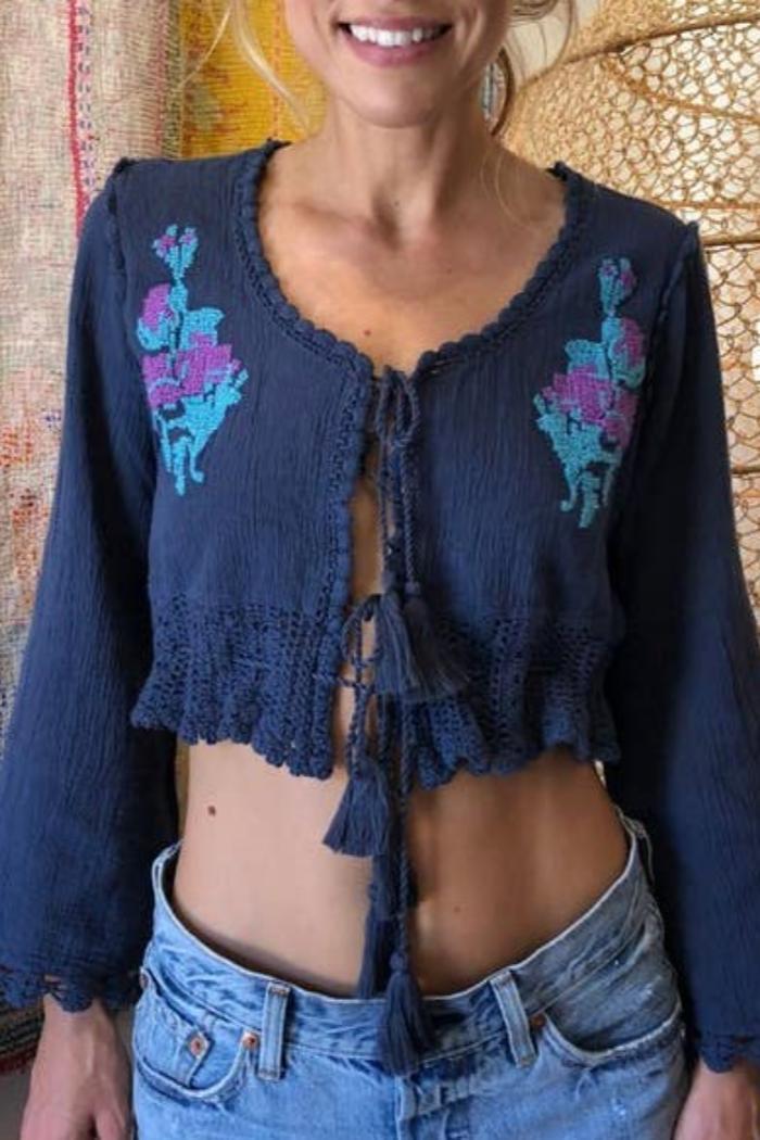 Janis Embroidered Jacket Product Image