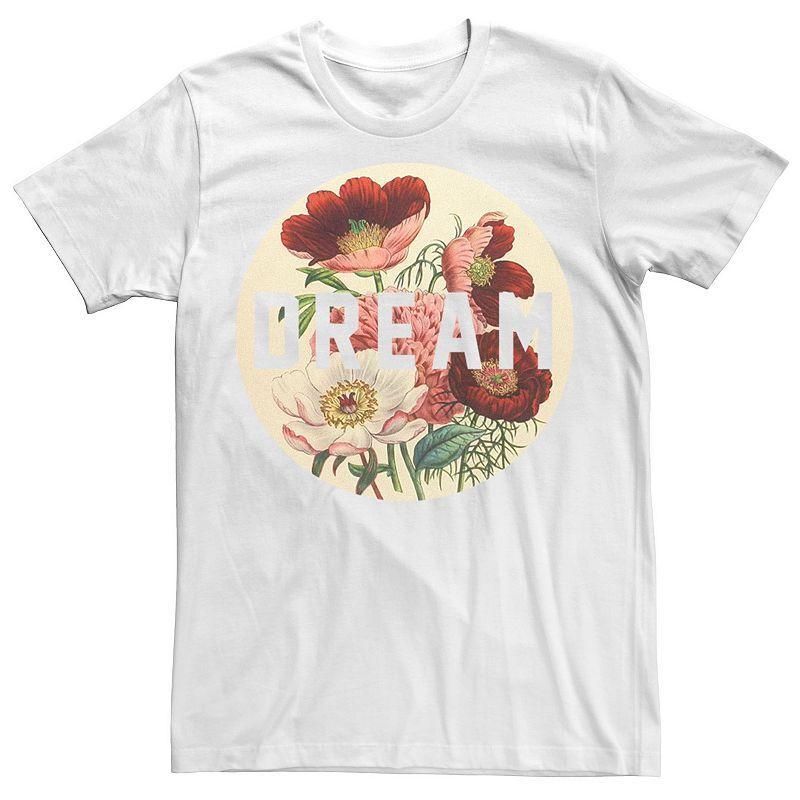 Men's Dream Circle Flower Fill Tee, Size: Small, White Product Image