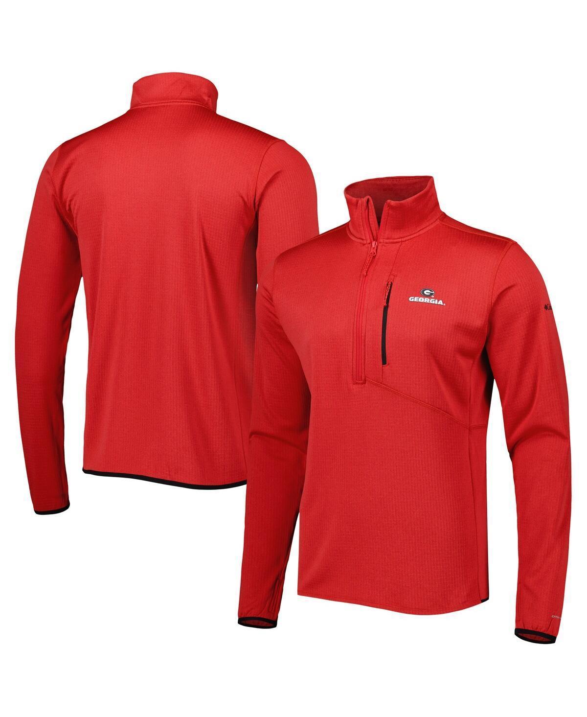 Mens Columbia Georgia Bulldogs Park View Omni-Wick Half-Zip Top Product Image