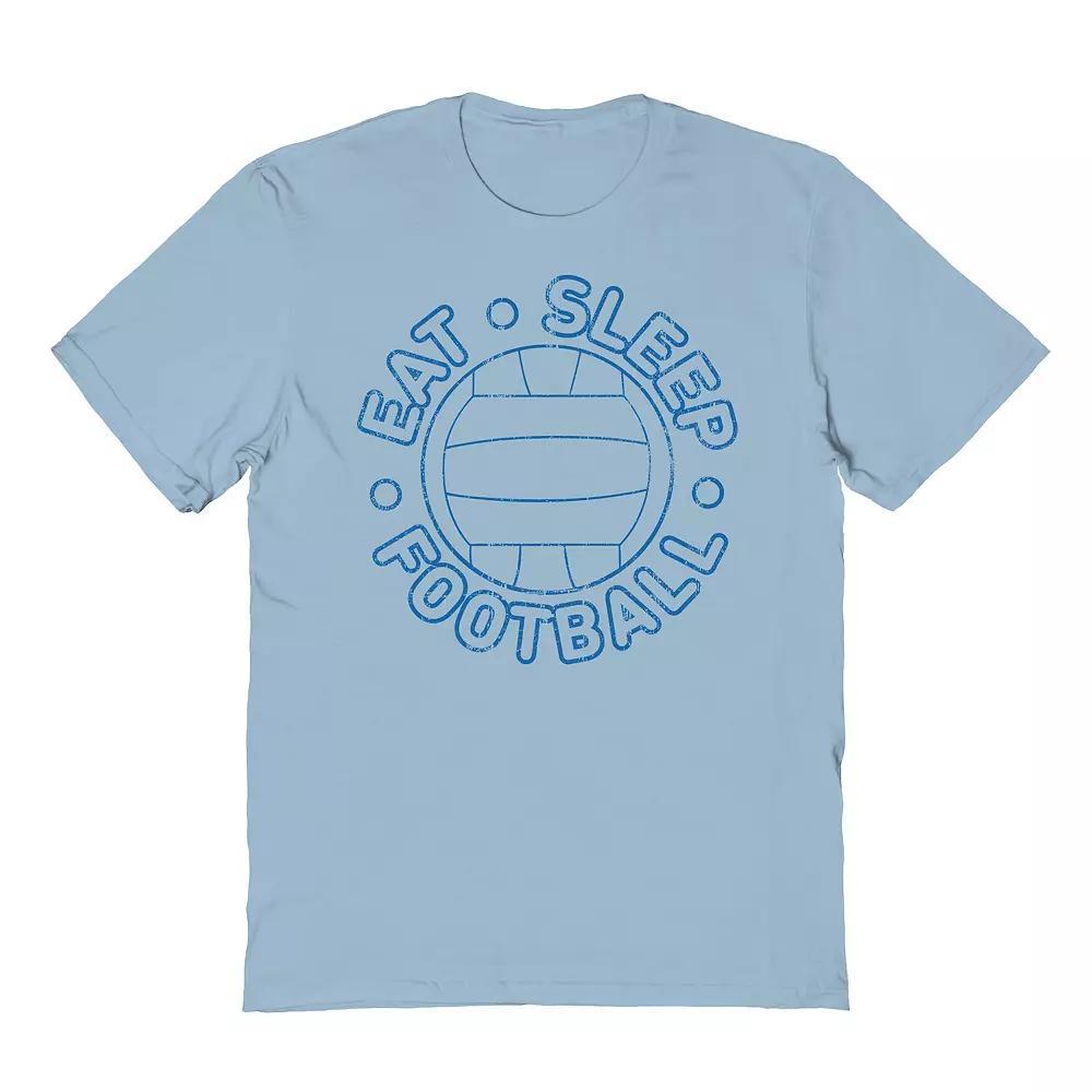 Men's Duke & Sons Eat Sleep Football Graphic Tee, Adult Unisex,  Product Image