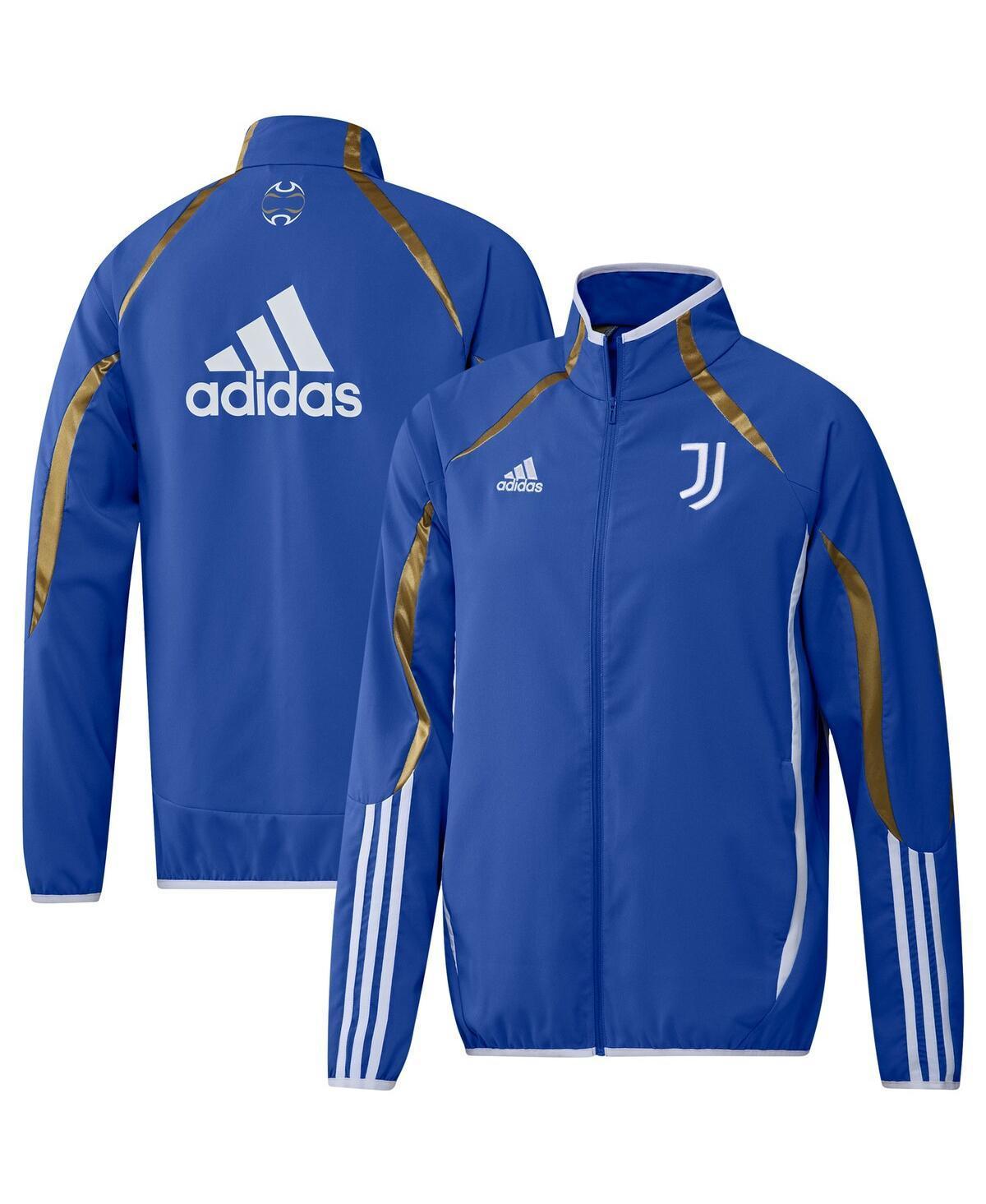 Mens adidas Blue Juventus Teamgeist Woven Full-Zip Jacket Product Image