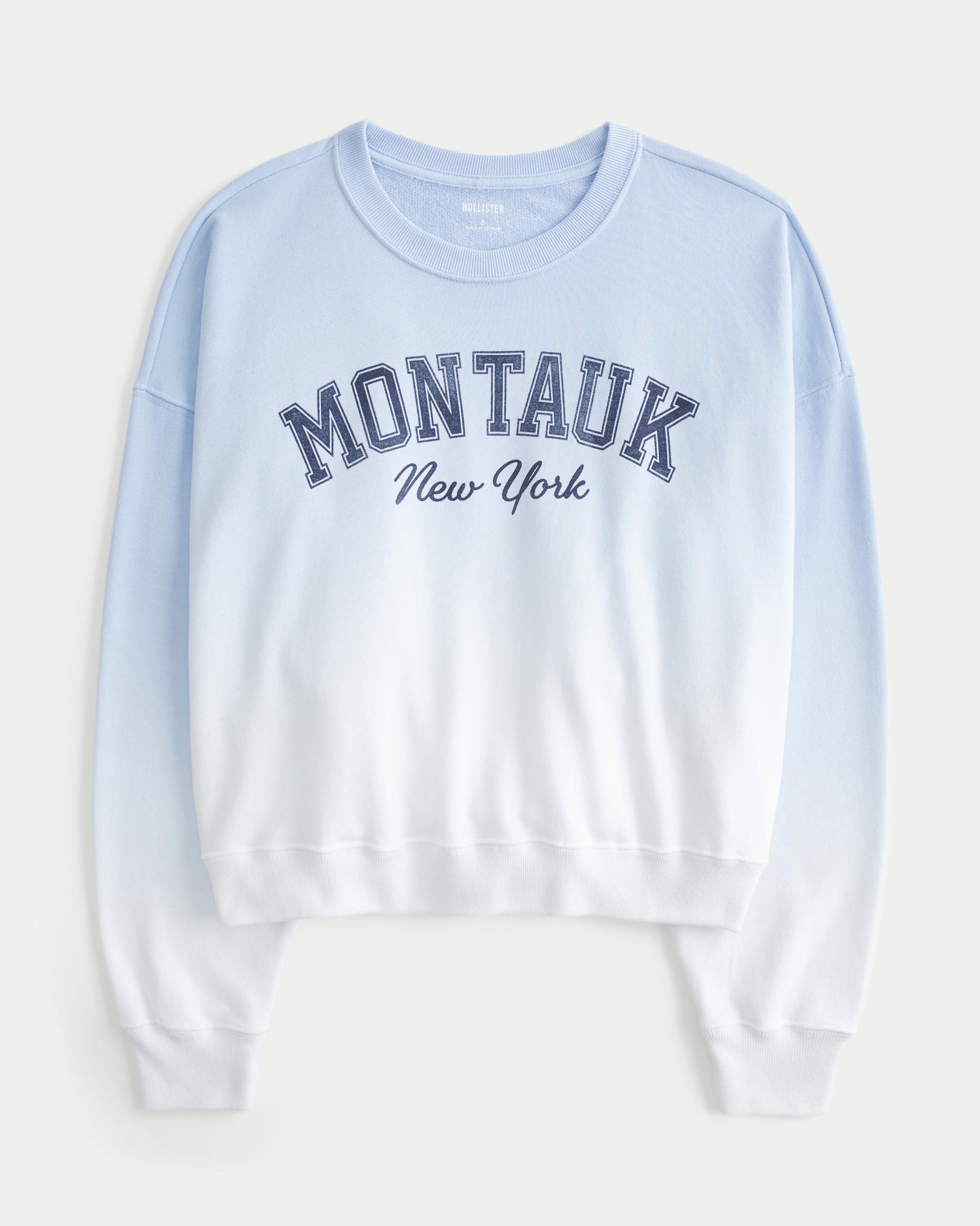 Easy Montauk New York Graphic Crew Sweatshirt Product Image