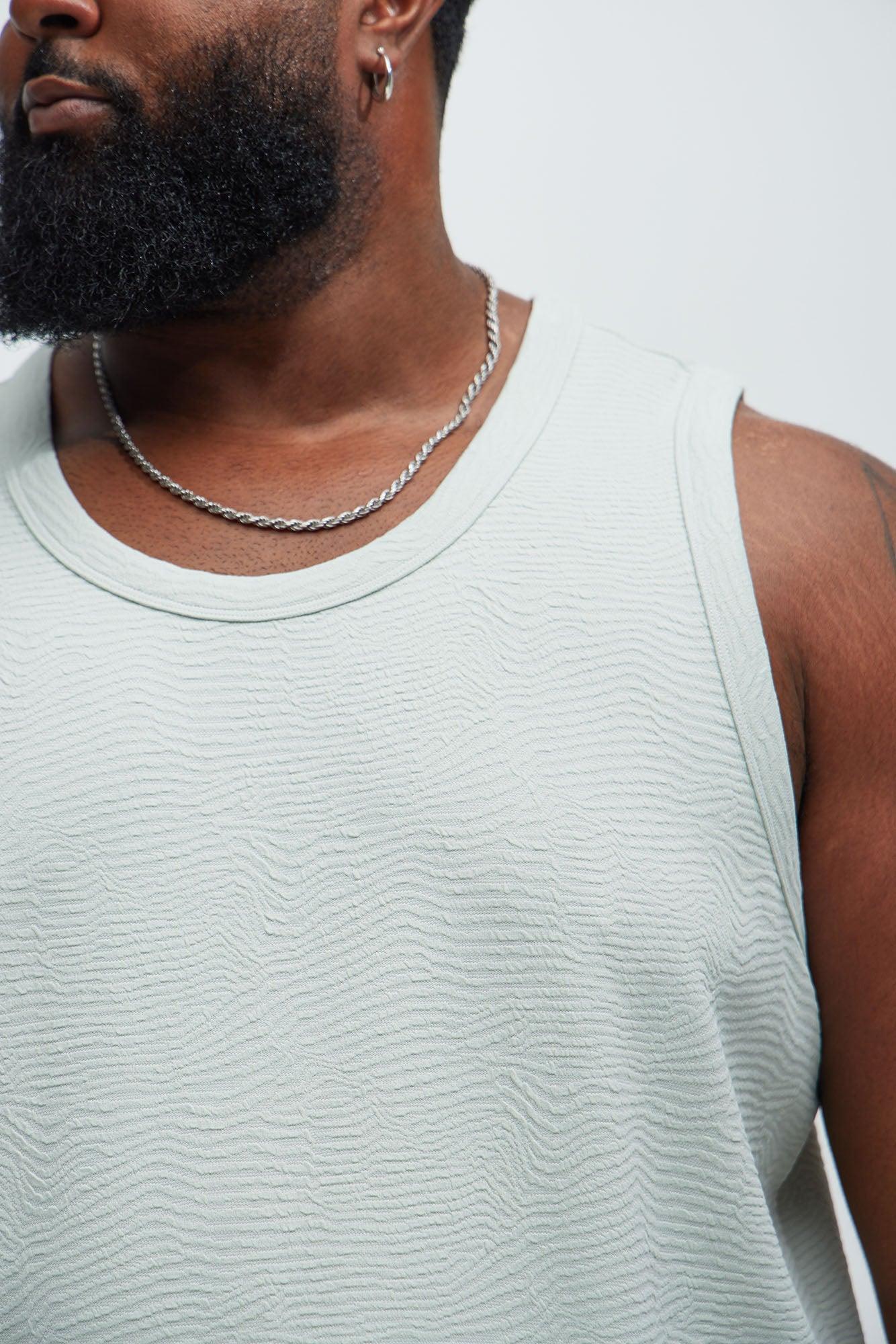 Mika Textured Tank - Sage Product Image