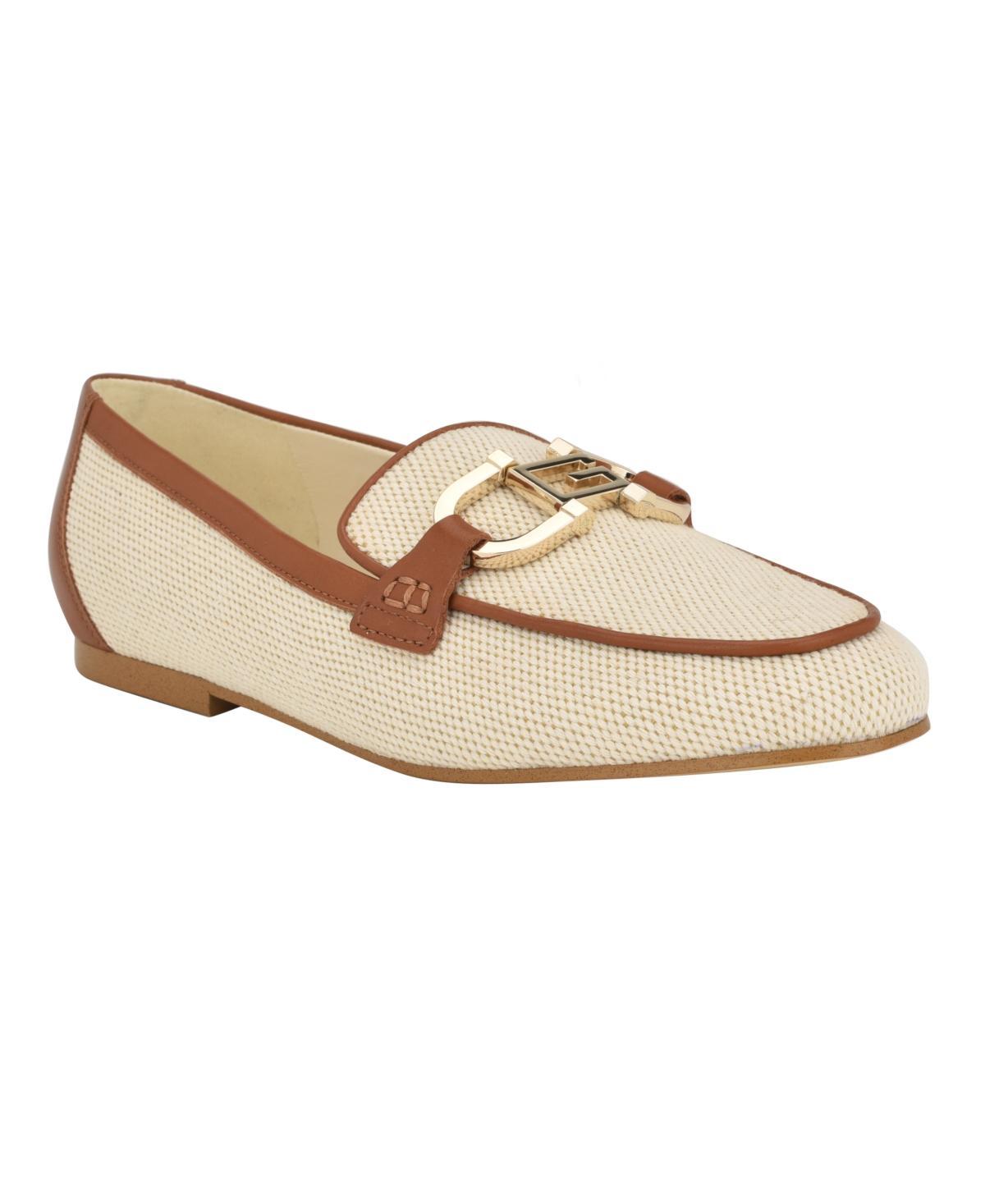 Guess Womens Isaac Slip On Flat Loafers with Hardware Product Image