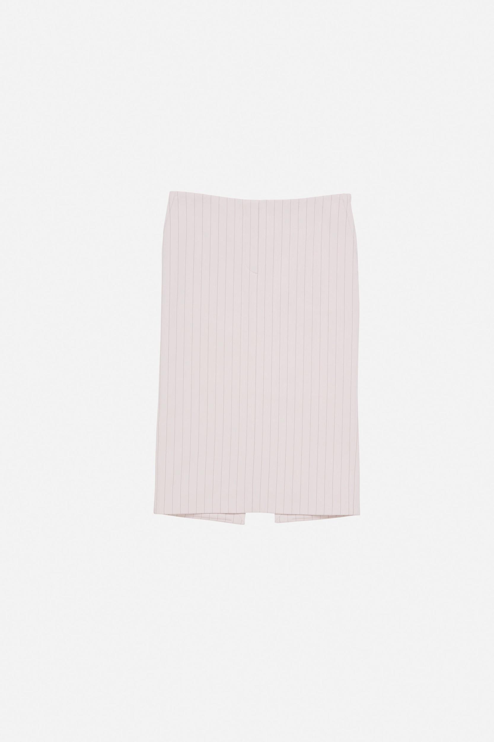 Pinstripe a-line skirt Product Image