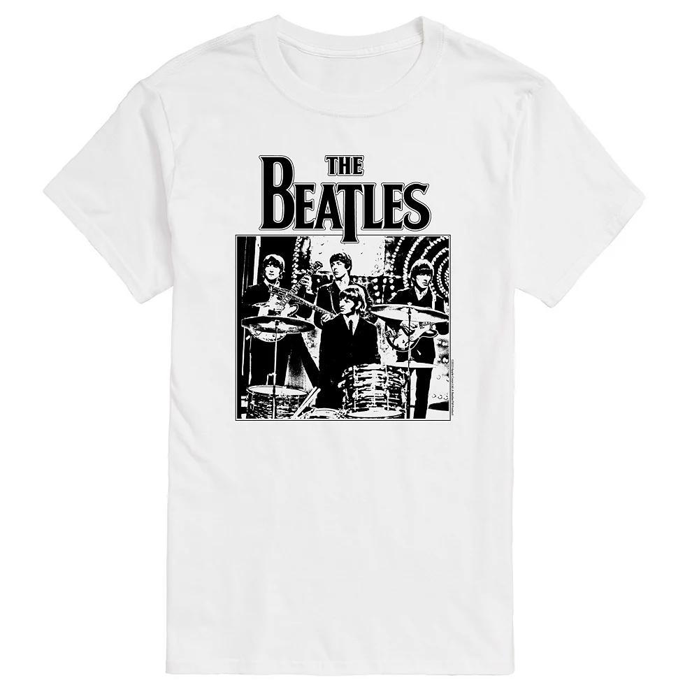 Men's The Beatles Drum Set Vintage Graphic Tee, Size: XXL, White Product Image