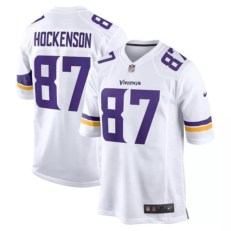 Men's Nike T.J. Hockenson White Minnesota Vikings Game Player Jersey,  Product Image