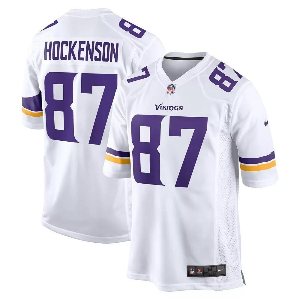 Men's Nike T.J. Hockenson White Minnesota Vikings Game Player Jersey,  Product Image