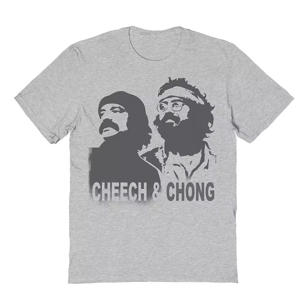 Mens Cheech & Chong Greyscale AOP Graphic Tee Product Image