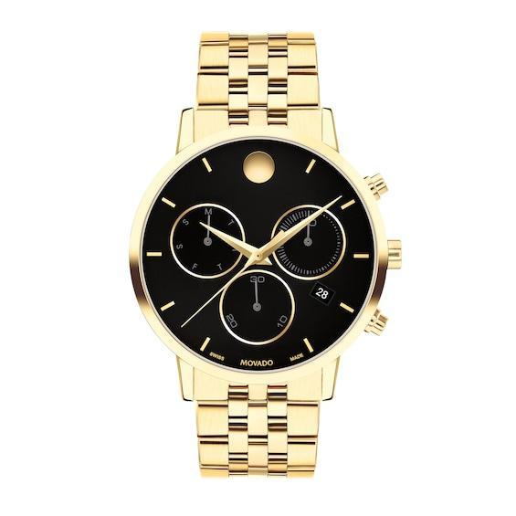 Movado Mens Museum Classic Quartz Chronograph Stainless Steel Bracelet Watch Product Image