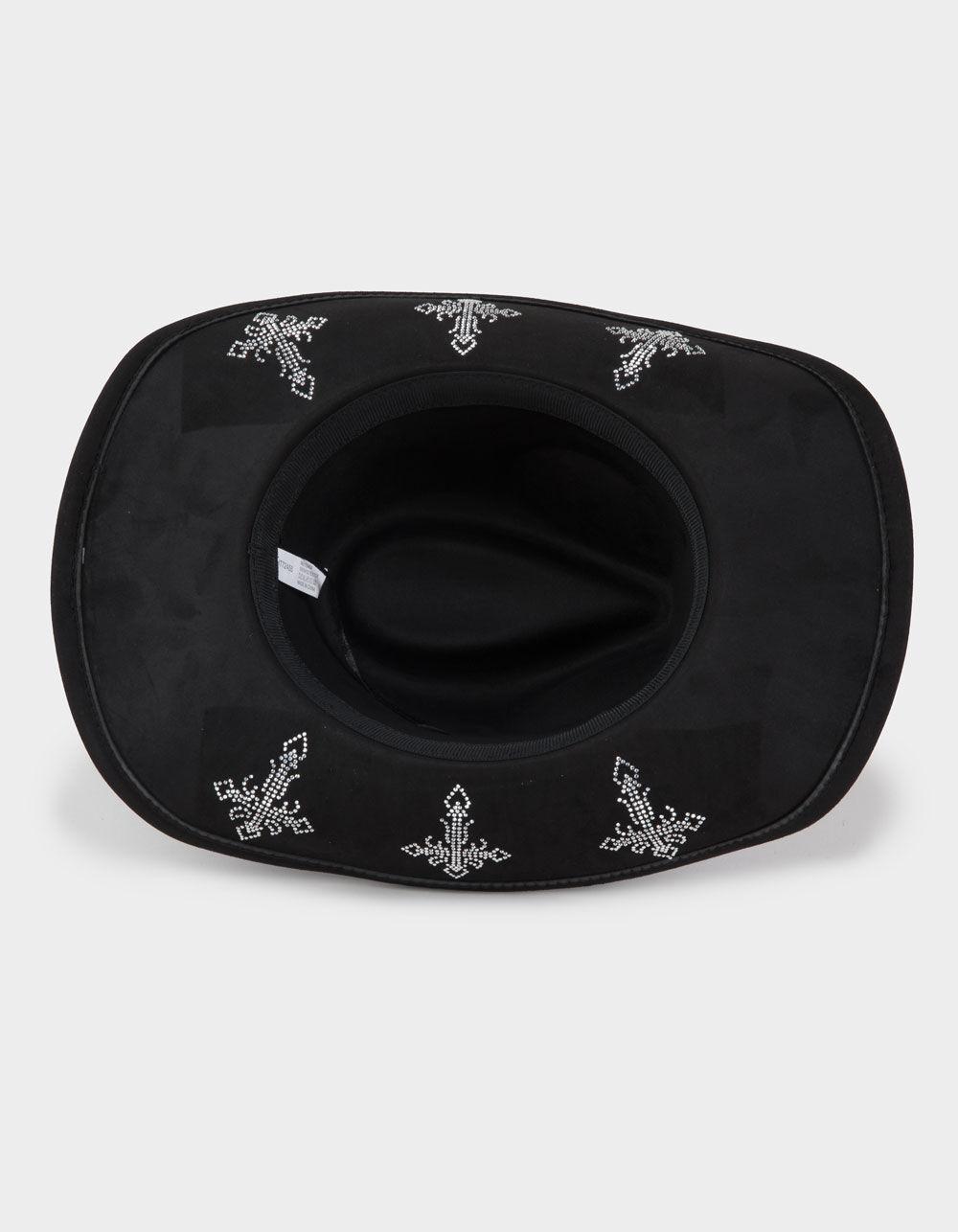 Rhinestone Cross Womens Cowboy Hat Product Image