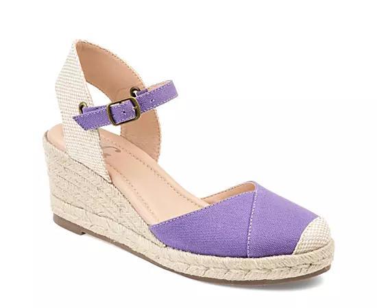 Journee Ashlyn Women's Wedges, Size: 9, Purple Product Image