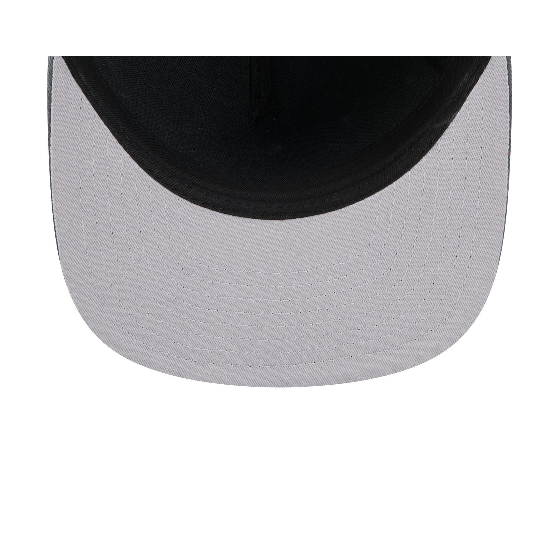 New Era Cap Black Acid Wash 9FIFTY A-Frame Snapback Hat Male Product Image