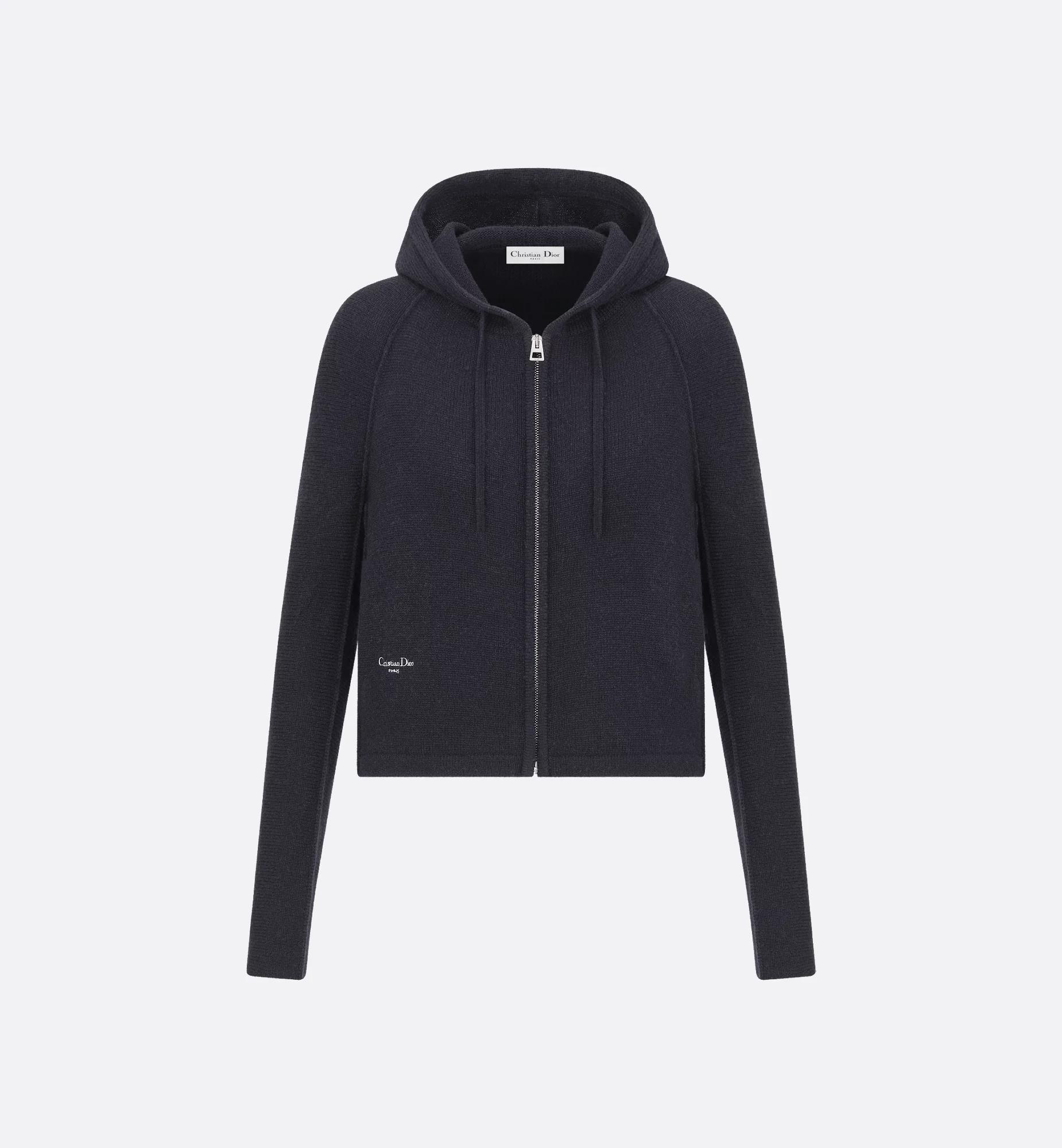 Hooded Zipped Cardigan Product Image