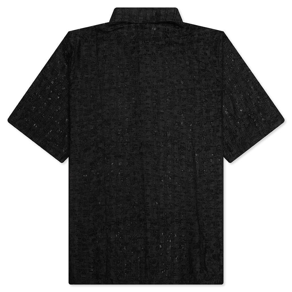 Lacy Button Down - Black Male Product Image