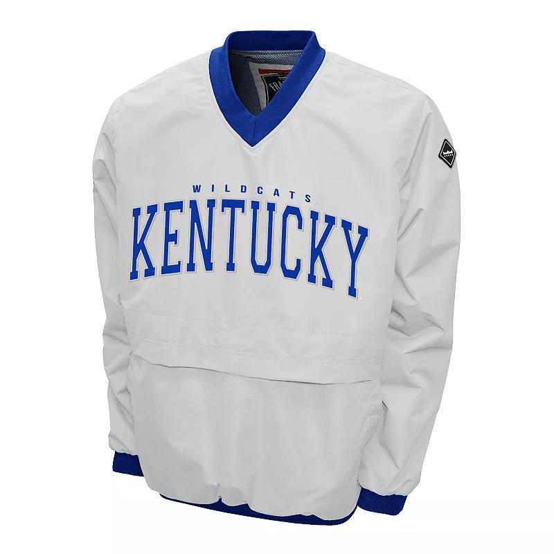 Men's Kentucky Wildcats Members Windshell Pullover, Size: XXL, White Product Image