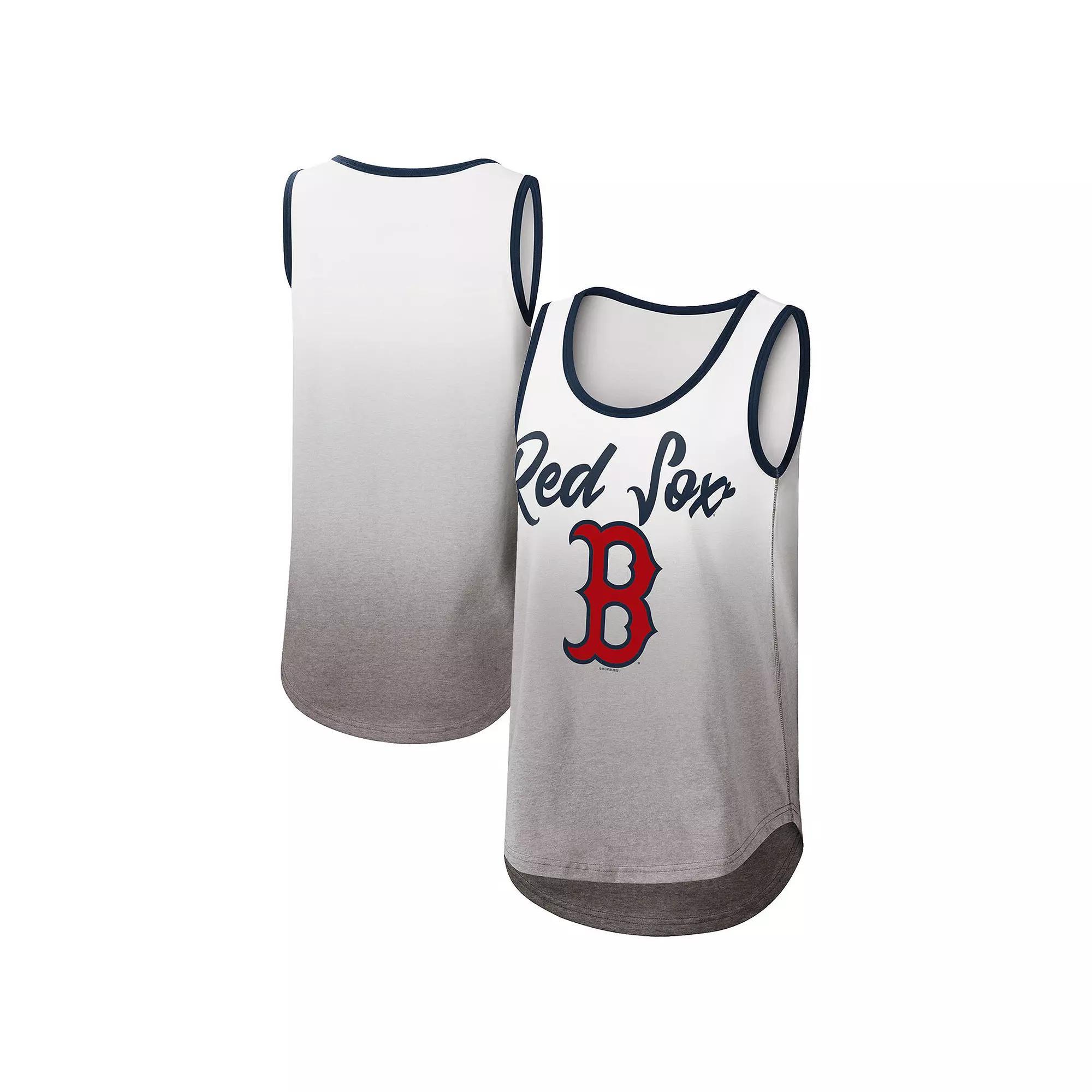 Women's G-III 4Her by Carl Banks White Boston Red Sox Logo Opening Day Tank Top,  Product Image